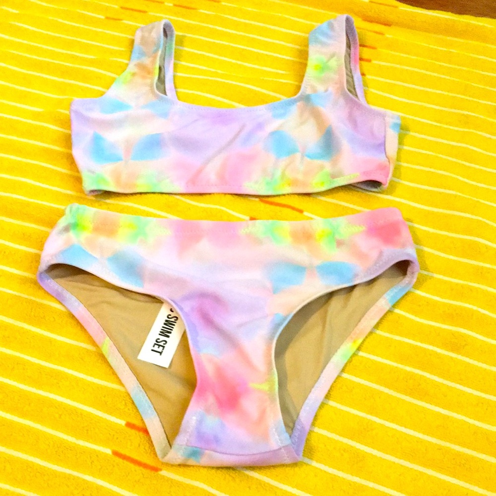 Host Pick ⭐️❤️Multi tie dye bikini size 5T